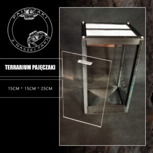 Terrarium PLEXI 5,6l (15*15*25) Black