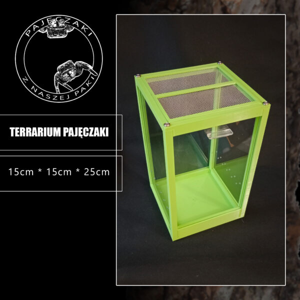 Terrarium PLEXI 5,6l (15*15*25) Green (light)